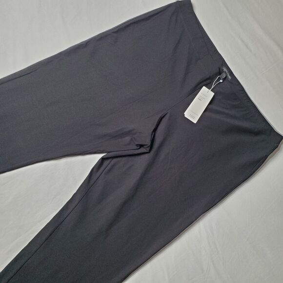 Eileen Fisher Womens Size XXL NWT Stretch Crepe Slim Leg Ankle Pants Black